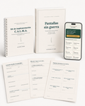 Pantallas sin guerra | Guía práctica + Kit + App CALMA